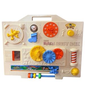 Vintage 1977 Gabriel Disney Musical Busy Box Kids Toy